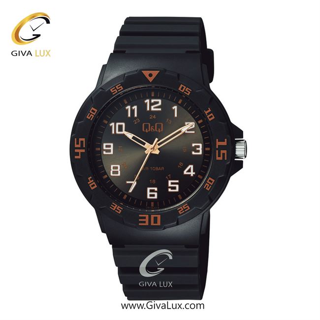 ساعت مچی اورجینال مردانه کیو اند کیو Q&Q مشکی | مشکی| مشکی| کد رفرنس VR18J014Y