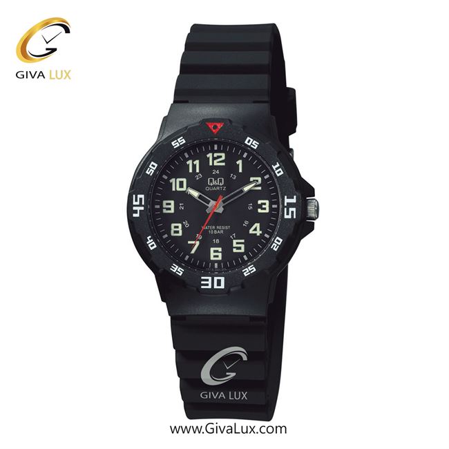 ساعت مچی اورجینال زنانه کیو اند کیو Q&Q مشکی | مشکی| مشکی| کد رفرنس VR19J001Y