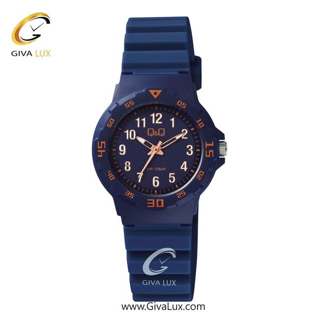 ساعت مچی اورجینال زنانه کیو اند کیو Q&Q سرمه ای | آبی| سرمه ای| کد رفرنس VR19J018Y