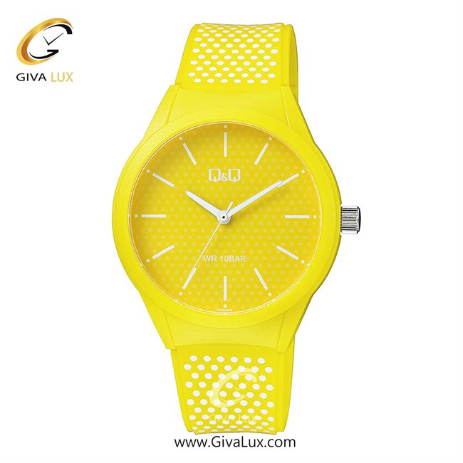 ساعت مچی اورجینال مردانه کیو اند کیو Q&Q زرد | زرد| زرد| کد رفرنس VR28J040Y