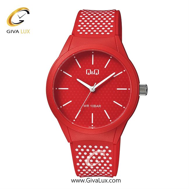 ساعت مچی اورجینال مردانه کیو اند کیو Q&Q قرمز | قرمز| قرمز| کد رفرنس VR28J043Y