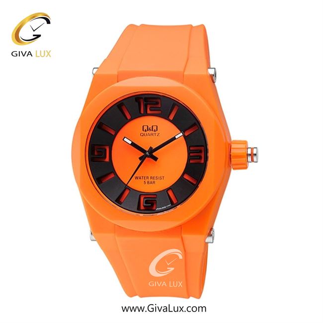 ساعت مچی اورجینال بچه گانه کیو اند کیو Q&Q  نارنجی | نارنجی| نارنجی| کد رفرنس VR32J009Y