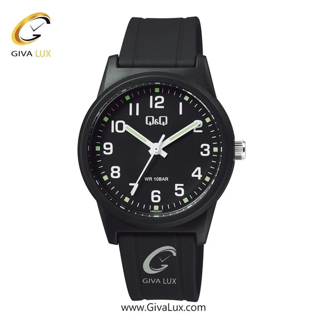 ساعت مچی اورجینال مردانه کیو اند کیو Q&Q مشکی | مشکی| مشکی| کد رفرنس VR35J027Y