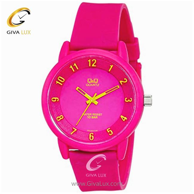 ساعت مچی اورجینال اسپرت کیو اند کیو Q&Q صورتی | صورتی| صورتی| کد رفرنس VR52J006Y