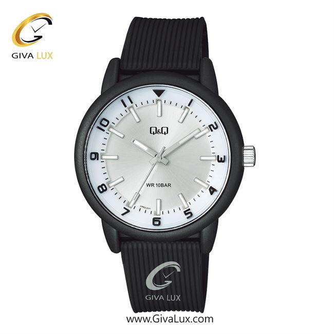 ساعت مچی اورجینال مردانه کیو اند کیو Q&Q مشکی | مشکی| نقره ای| کد رفرنس VR52J011Y