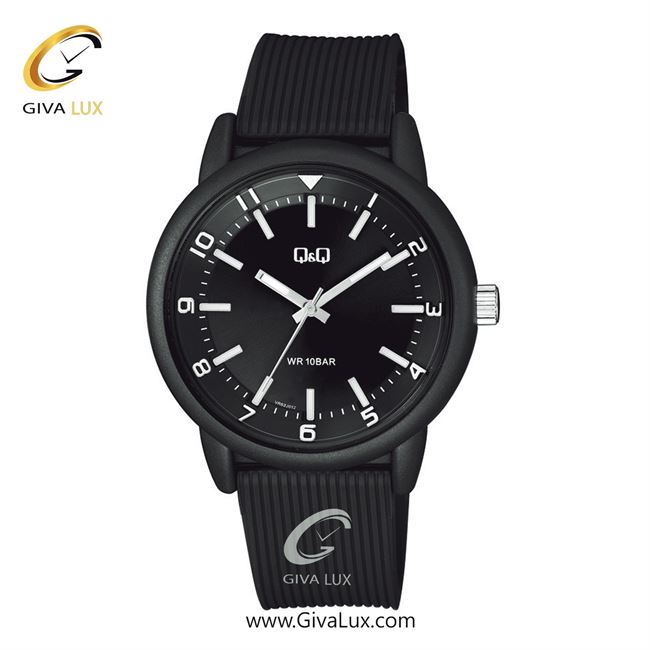 ساعت مچی اورجینال مردانه کیو اند کیو Q&Q مشکی | مشکی| مشکی| کد رفرنس VR52J012Y