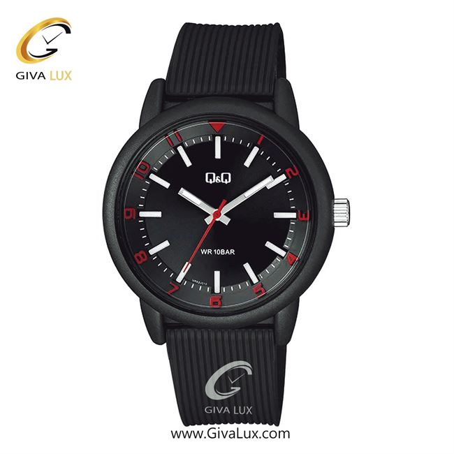 ساعت مچی اورجینال مردانه کیو اند کیو Q&Q مشکی | مشکی| مشکی| کد رفرنس VR52J013Y