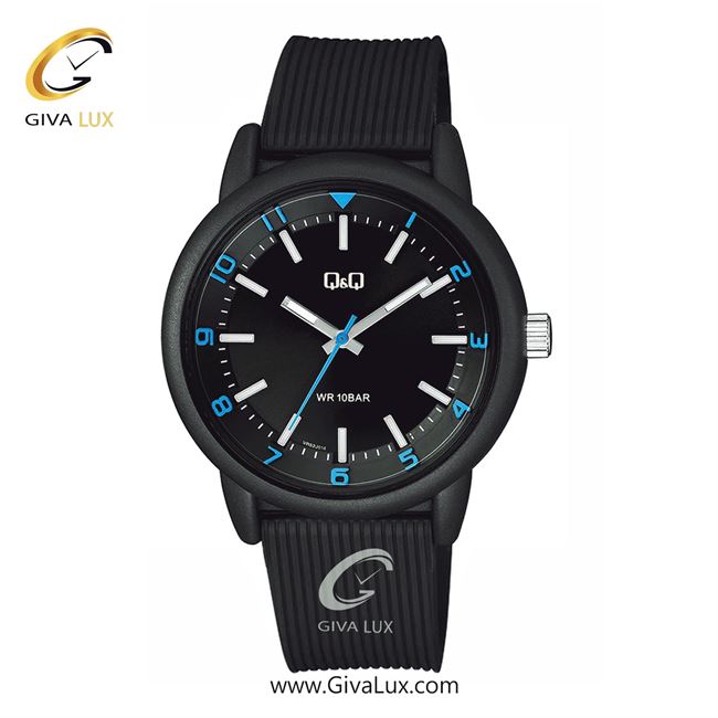 ساعت مچی اورجینال مردانه کیو اند کیو Q&Q مشکی | مشکی| مشکی| کد رفرنس VR52J014Y