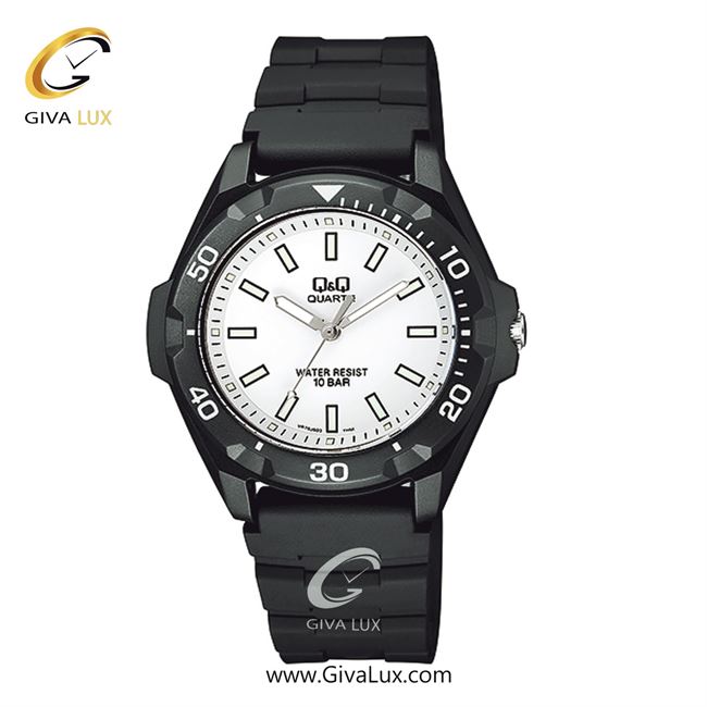 ساعت مچی اورجینال مردانه کیو اند کیو Q&Q مشکی | مشکی| سفید| کد رفرنس VR70J003Y