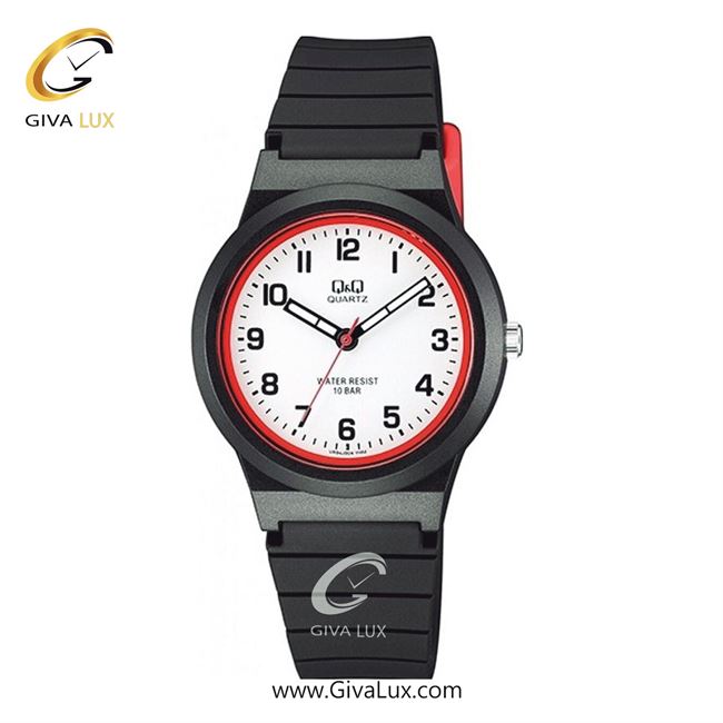 ساعت مچی اورجینال مردانه کیو اند کیو Q&Q مشکی | مشکی| قرمز-سفید| کد رفرنس VR94J004Y