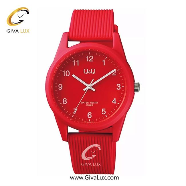 ساعت مچی اورجینال مردانه کیو اند کیو Q&Q قرمز | قرمز| قرمز| کد رفرنس VS12J007Y
