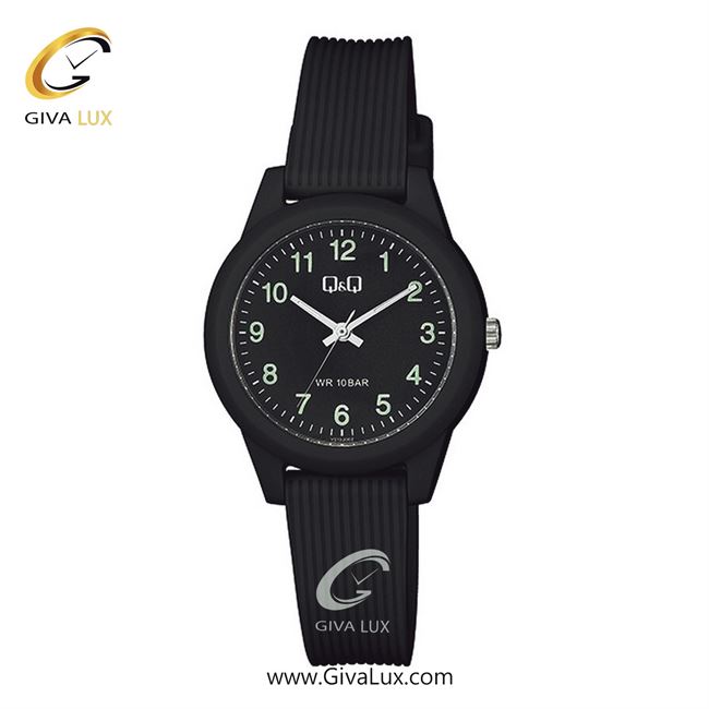 ساعت مچی اورجینال زنانه کیو اند کیو Q&Q مشکی | مشکی| مشکی| کد رفرنس VS13J002Y