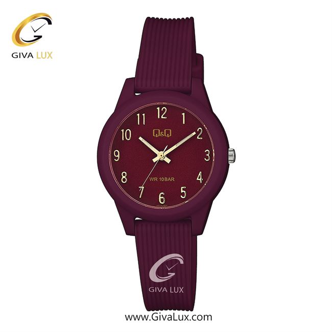 ساعت مچی اورجینال زنانه کیو اند کیو Q&Q زرشکی | زرشکی| زرشکی| کد رفرنس VS13J007Y