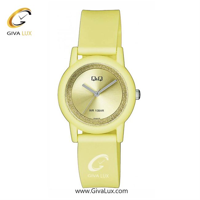 ساعت مچی اورجینال زنانه کیو اند کیو Q&Q زرد | زرد| زرد| کد رفرنس VS49J015Y