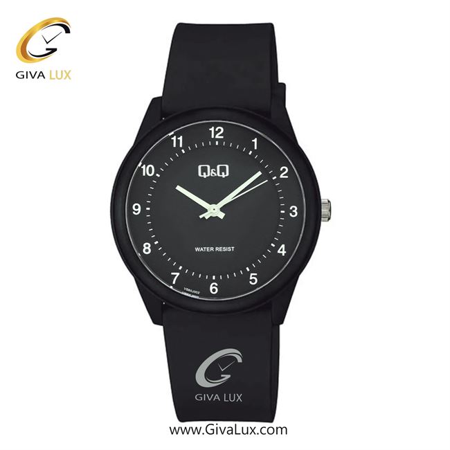 ساعت مچی اورجینال مردانه کیو اند کیو Q&Q مشکی | مشکی| مشکی| کد رفرنس VS60J002Y