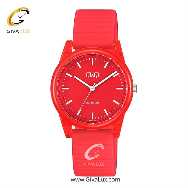 ساعت مچی اورجینال زنانه کیو اند کیو Q&Q قرمز | قرمز| قرمز| کد رفرنس VS62J006Y