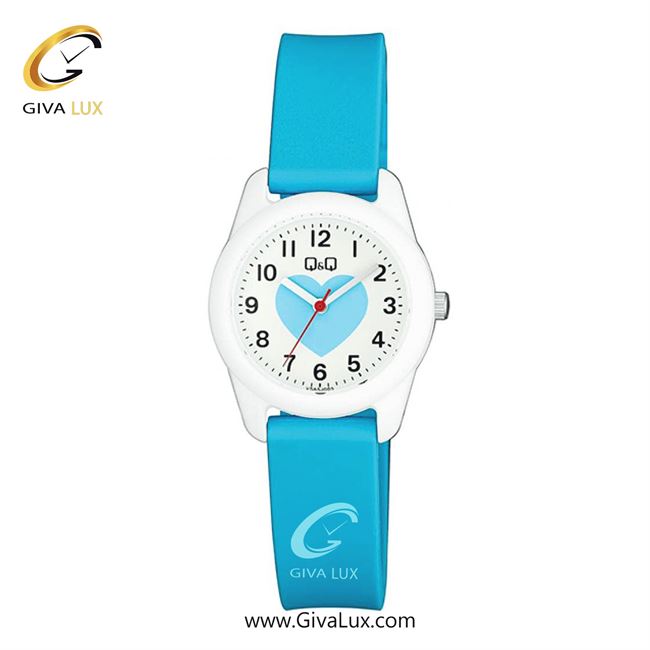 ساعت مچی اورجینال زنانه کیو اند کیو Q&Q سفید | آبی| آبی-سفید-گلدار/طرحدار| کد رفرنس VS65J005Y