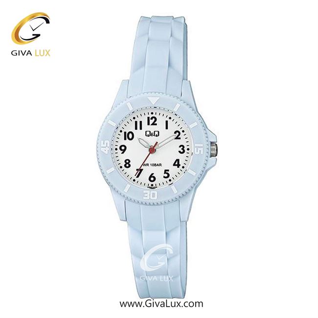ساعت مچی اورجینال زنانه کیو اند کیو Q&Q آبی خاکستری | آبی خاکستری| سفید| کد رفرنس VS66J004Y