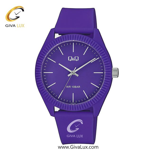 ساعت مچی اورجینال مردانه کیو اند کیو Q&Q بنفش | بنفش| بنفش| کد رفرنس VS68J005Y