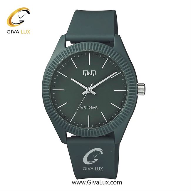 ساعت مچی اورجینال مردانه کیو اند کیو Q&Q سبز خاکستری | سبز خاکستری| سبز خاکستری| کد رفرنس VS68J008Y