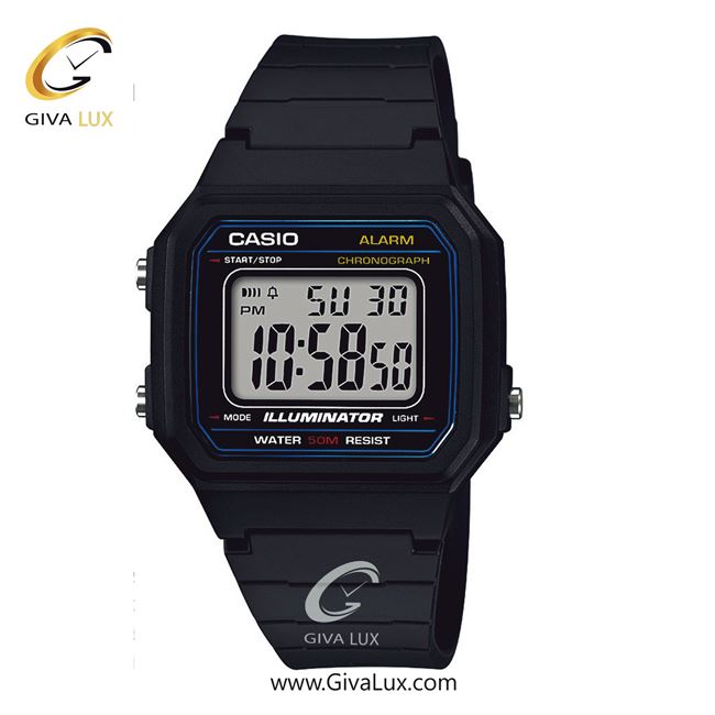 ساعت مچی اورجینال یونیسکس-اسپرت کاسیو Casio مشکی | مشکی| مشکی| کد رفرنس W-217H-1AVDF