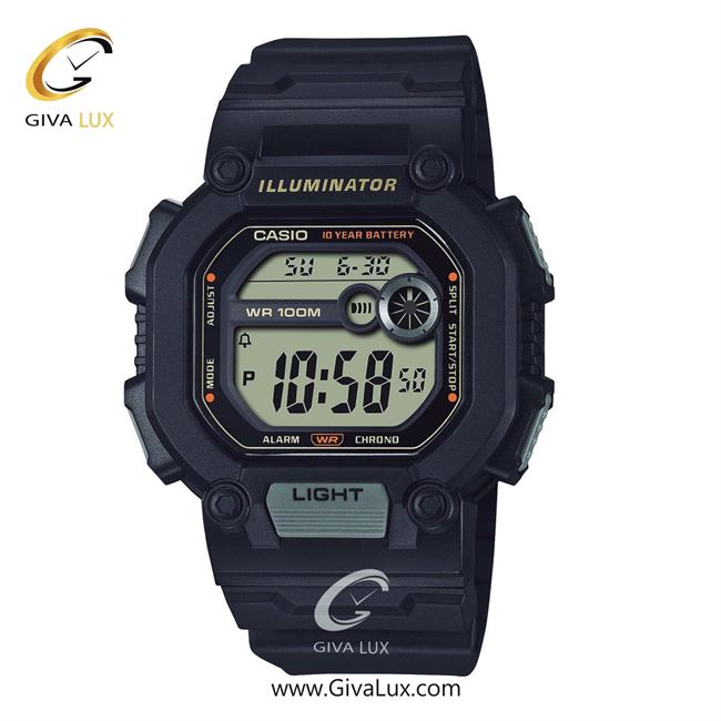 ساعت مچی اورجینال مردانه کاسیو Casio مشکی | مشکی| مشکی| کد رفرنس W-737HX-1AVDF