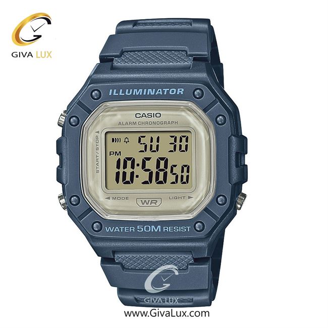 ساعت مچی اورجینال مردانه کاسیو Casio طوسی | طوسی| طوسی| کد رفرنس W-218HC-2AVDF
