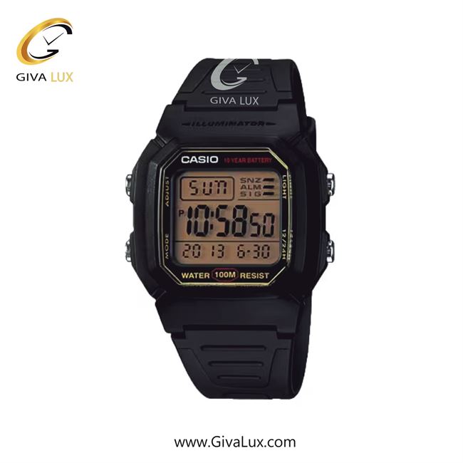 ساعت مچی اورجینال مردانه کاسیو Casio مشکی | مشکی| مشکی| کد رفرنس W-800HG-9AVDF