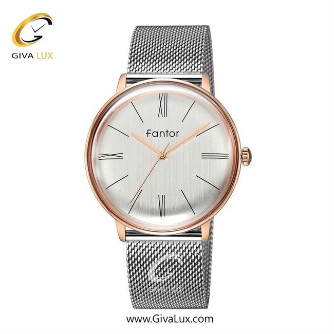 ساعت مچی اورجینال مردانه فانتور رزگلد | نقره ای| نقره ای| کد رفرنس WF1002-rgs