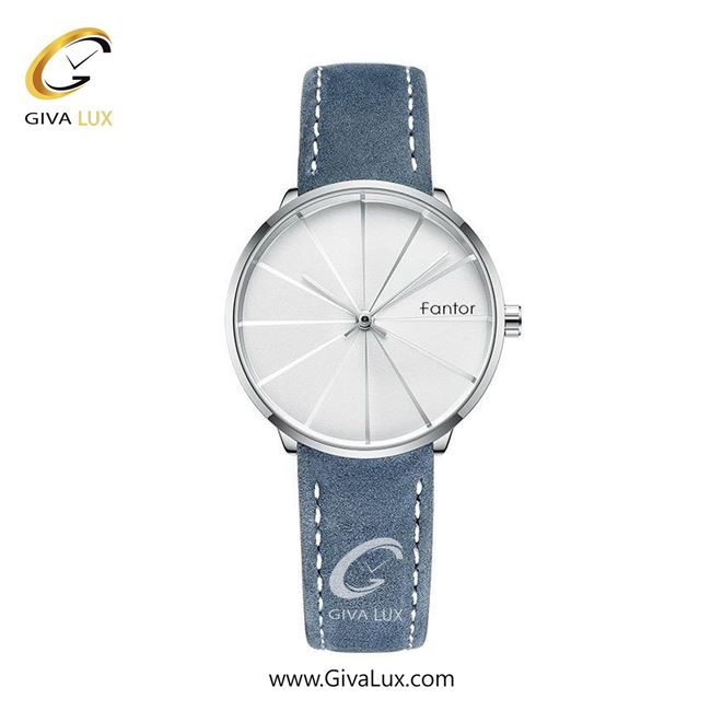 ساعت مچی اورجینال زنانه فانتور نقره ای | آبی خاکستری| نقره ای| کد رفرنس WF1028-st