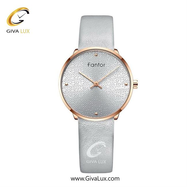 ساعت مچی اورجینال زنانه فانتور رزگلد | طوسی| طوسی| کد رفرنس WF1029-rg