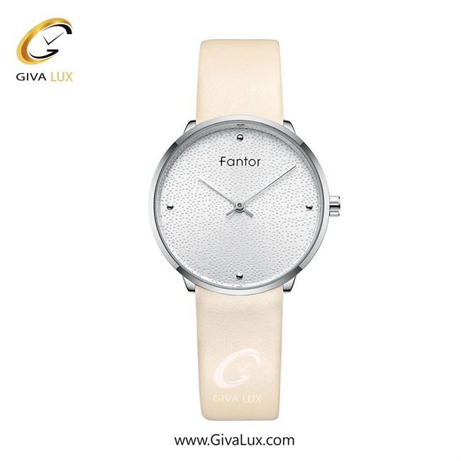 ساعت مچی اورجینال زنانه فانتور نقره ای | کرم| نقره ای| کد رفرنس WF1029-st