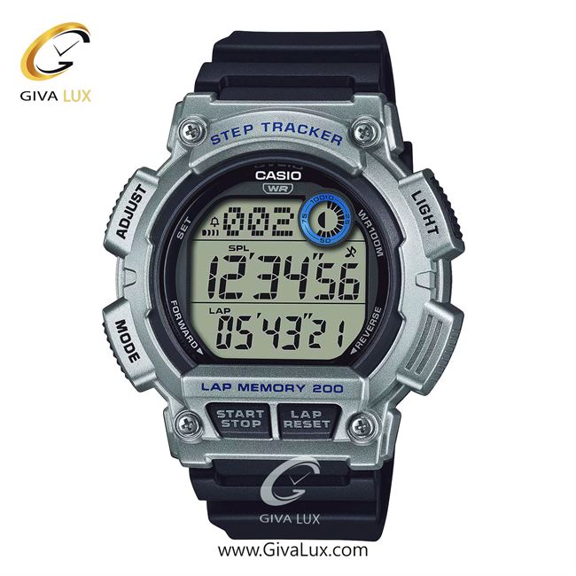 ساعت مچی اورجینال مردانه کاسیو Casio نقره ای | مشکی| مشکی| کد رفرنس WS-2100H-1A2VDF