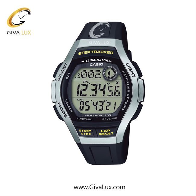 ساعت مچی اورجینال مردانه کاسیو Casio نقره ای | مشکی| مشکی| کد رفرنس WS-2000H-1A2V