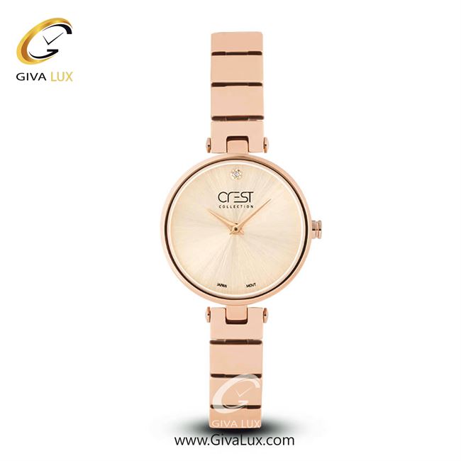 ساعت مچی اورجینال زنانه کرست رزگلد | رزگلد| رزگلد| کد رفرنس Crest6022