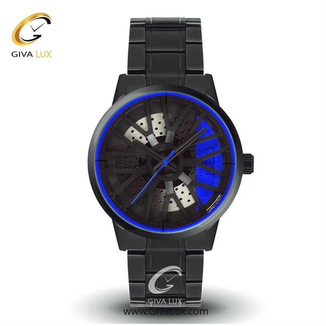 ساعت مچی اورجینال مردانه کرست مشکی | مشکی| مشکی-آبی| کد رفرنس Crest6038