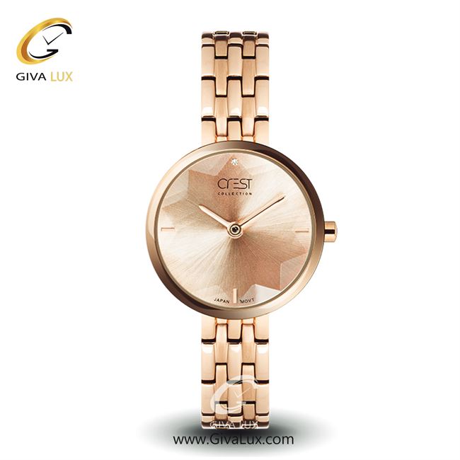 ساعت مچی اورجینال زنانه کرست رزگلد | رزگلد| رزگلد| کد رفرنس Crest6087