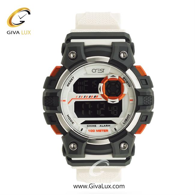 ساعت مچی اورجینال مردانه کرست طوسی | سفید| سفید| کد رفرنس Crest 9507-3