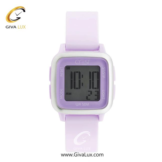 ساعت مچی اورجینال زنانه کرست بنفش-سفید | بنفش| بنفش| کد رفرنس Crest9515