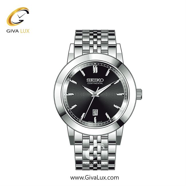 ساعت مچی اورجینال زنانه سیکو (کانتیننتال) | Seiko (Continental)  نقره ای | نقره ای| مشکی| کد رفرنس 0405