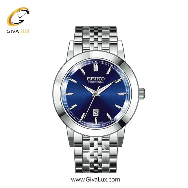 ساعت مچی اورجینال زنانه سیکو (کانتیننتال) | Seiko (Continental)  نقره ای | نقره ای| سرمه ای| کد رفرنس 0405