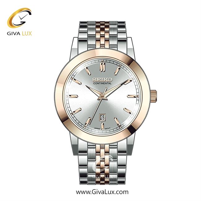 ساعت مچی اورجینال زنانه سیکو (کانتیننتال) | Seiko (Continental)  رزگلد-نقره ای | رزگلد-نقره ای| نقره ای| کد رفرنس 0405