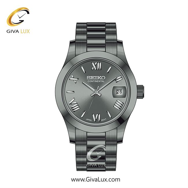 ساعت مچی اورجینال زنانه سیکو (کانتیننتال) | Seiko (Continental)  تیتانیوم | تیتانیوم(زغالی)| دودی|تیتانیوم| کد رفرنس 0406