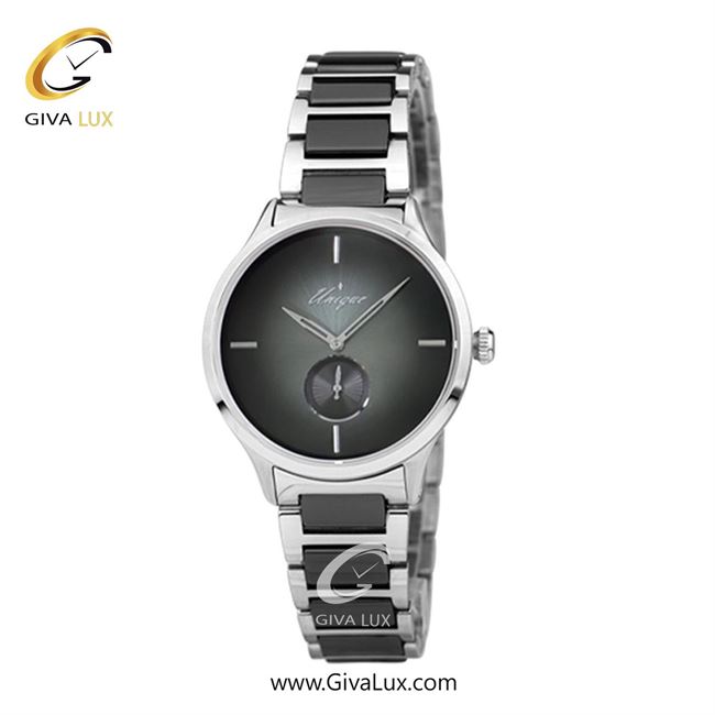 ساعت مچی اورجینال زنانه یونیک دو موتوره زیر ثانیه نقره ای | مشکی-نقره ای| مشکی-طوسی| کد رفرنس S522