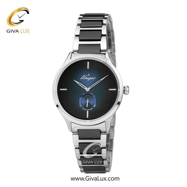 ساعت مچی اورجینال زنانه یونیک دو موتوره زیر ثانیه نقره ای | نقره ای-مشکی| آبی-مشکی| کد رفرنس S522