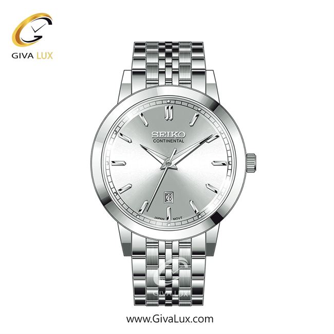 ساعت مچی اورجینال مردانه سیکو (کانتیننتال) | Seiko (Continental)  نقره ای | نقره ای| نقره ای| کد رفرنس 0405