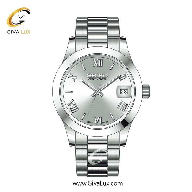 ساعت مچی اورجینال مردانه سیکو (کانتیننتال) | Seiko (Continental)  نقره ای | نقره ای| نقره ای| کد رفرنس 0406