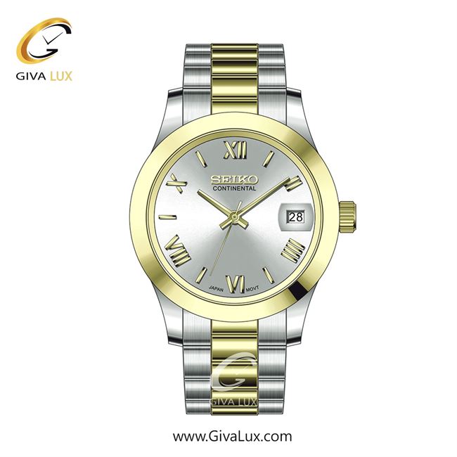 ساعت مچی اورجینال مردانه سیکو (کانتیننتال) | Seiko (Continental)  طلایی-نقره ای | طلایی-نقره ای| نقره ای| کد رفرنس 0406