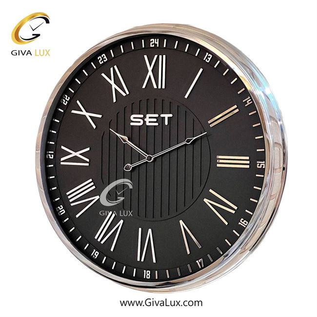 ساعت دیواری اورجینال ست آلیاژ فلزی نقره ای| کد رفرنس M102