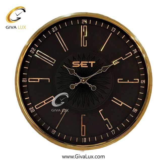 ساعت دیواری اورجینال ست آلیاژ فلزی طلایی| کد رفرنس M103